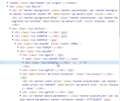 NewBlueSky - Co anonimizuje nazwy klas CSS w taki sposób? to akurat screen z zbadaj O...