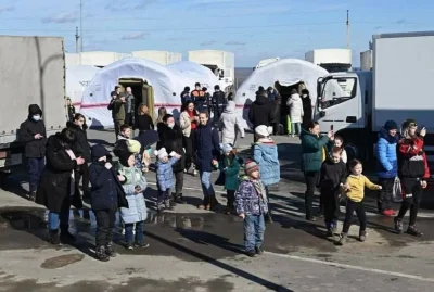 rkzm2012 - #ukraina W takich warunkach będą żyć mieszkańcy Doniecka i Ługańska ewakuo...