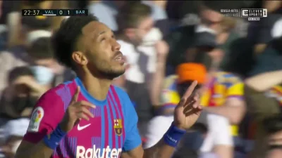 SpeaRRR - FC Barcelona [1]:0 Valencia - Aubameyang 23'

#golgif #mecz #fcbarcelona ...