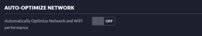 spevil - @Drmscape2: Wyłącz "Auto-Optimize Network" w ustawieniach