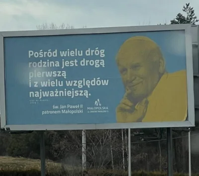 programistazdziada_pradziadza - Małopolska szkaluje papieża. Chyba trzeba zgłosić. 
...