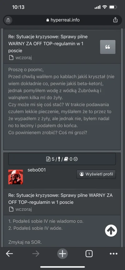 Przemow - Wchodzę na hyperreal poczytać coś do śniadania, a tu taka perełka ( ͡° ͜ʖ ͡...