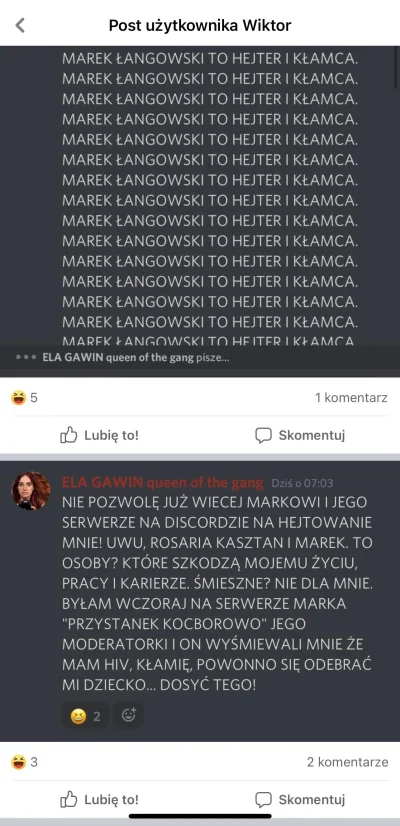 ChrisOne - mam nadzieję, że to końcówka "kariery" tej fałszywej kobiety