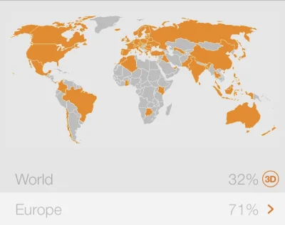 cytmirka - @cytmirka: A tu mapka dla ciekawskich- pomarańczowe to kraje z których mam...