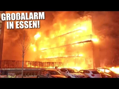 FrankJUnderwood - W nocy w Essen kompletnie spłonął blok mieszkalny. Pożar, który zgł...