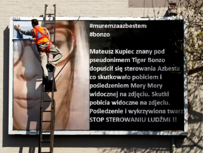 KrissSw - Drodzy użytnicy plakat w Chorzowie właśnie kończy się naklejać. Tiger to tw...