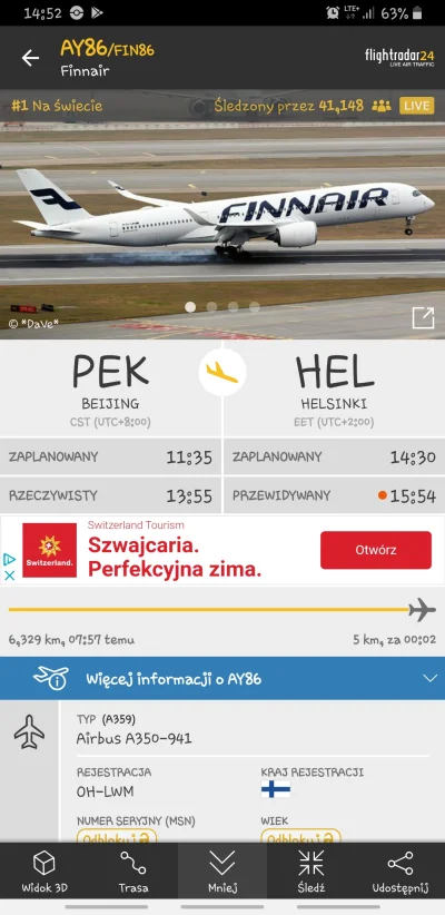 Ankjdhe - Dlaczego tyle osób śledzi ten lot? Chodzi o igrzyska zimowe?
#flightradar2...