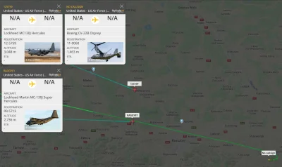 pan-audytor - Ciekawe zabawki US ARMY w okolicy Rzeszowa #flightradar24 #wojsko #ukra...