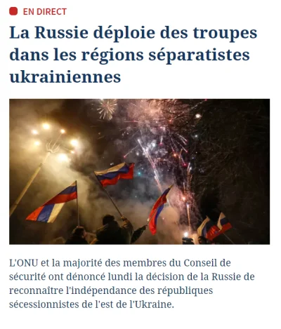 noorey - no i co, przekaz działa. oto główna strona Le Figaro, ruska fiesta jako jedy...