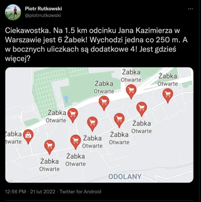 Opipramolidihydrochloridum - największe skupiska Żabek w Polsce:
 
https://twitter....