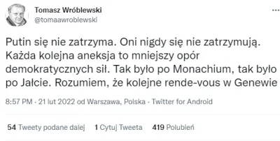 parooow - Tu wieszczący od lat upadek zachodu, prof. Wróblewski - wczoraj miał fajnie...