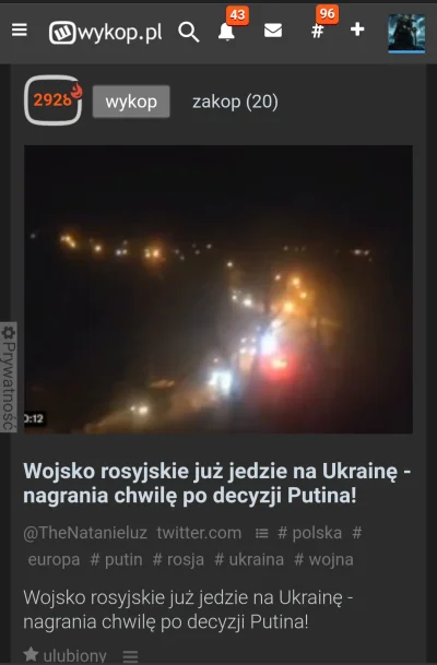 rolnik_wykopowy - Jak tam pelikany? Wjechało już to rosyjskie wojsko na Ukrainę, czy ...