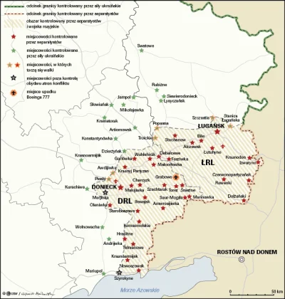 zdzislawek - W jakich granicach Rosja uznała gównorepubliki ludowe? 

#ukraina #ros...