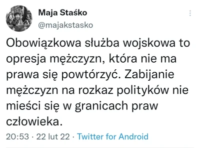 Parker_ - Wiem, że to pod publiczkę, ale lewaczka faministka ma więcej szacunku do mę...