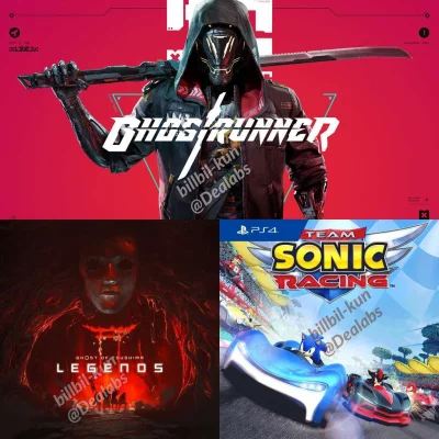 Cinkito - PlayStation Plus na marzec:
- Team Sonic Racing
- Ghost of Tsushima Legen...