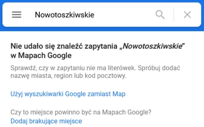 ominius - Dlaczego google maps nie znajduje tego miasta?