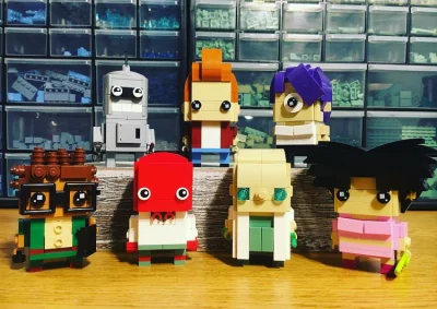 blogger - Na reddicie ktoś zbudował set z #futurama jako BrickHeadz
#lego