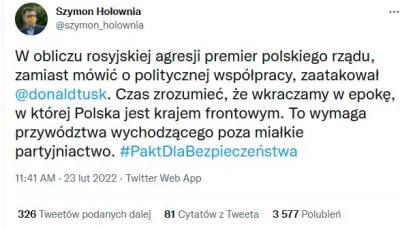 CipakKrulRzycia - #hołownia #polska #polityka #tusk #bekazpisu #ukraina Lol. Tego się...