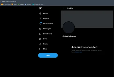 maniek110 - Twitter zablokował konto które na bieżąco informowało o sytuacji na wscho...