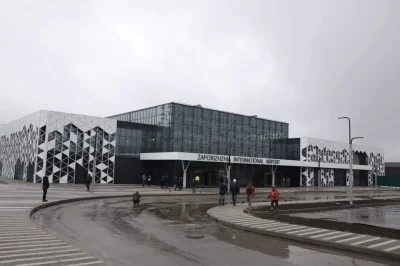 Olszewski - Nowiutki terminal lotniska w Zaporożu, oddany do użytku pod koniec 2020 (...