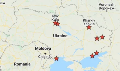 covidduck - MAP: Some of the Russian attacks being reported across Ukraine
https://t...
