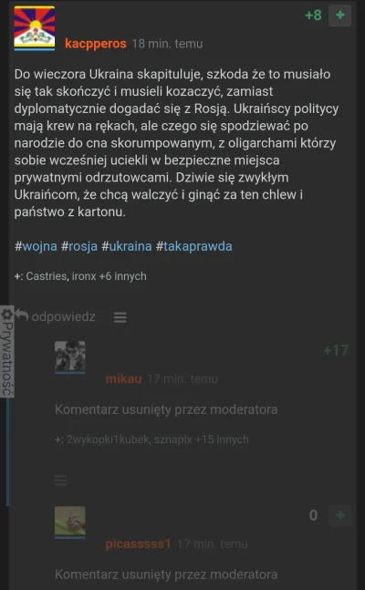 mikau - Moderacja to są asy XD post zgłoszony za szerzenie nienawiści ale to mój kome...