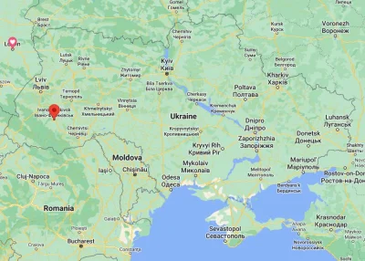 Z.....n - @Pinek7: Iwano-Frankowsk na mapie jakby trochę jednak bardziej na zachód ni...