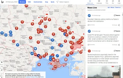 p.....m - Wiarygodna (przedstawiała konflikty na Ukrainie w 2014 i w Syrii) mapa konf...