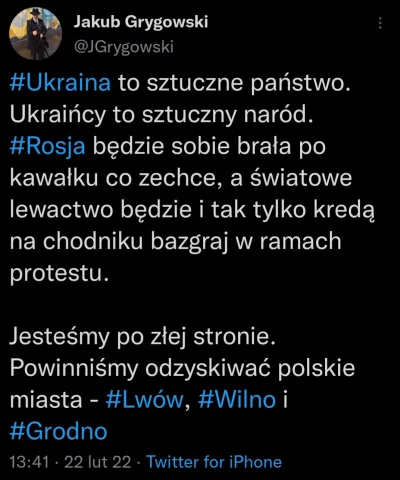 Lutekcjusz - @Kozajsza: przypomnę tylko wcześniejsze wysrywy tego gościa