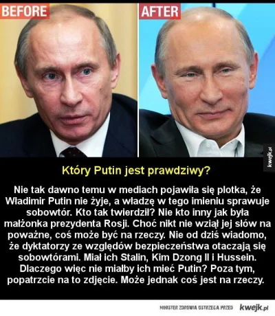 czarodziejski - Przecież aktualny Putin to nie Putin. Od prawie 10 lat Rosją rządzi s...