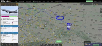 Powstaniec - Naliczyłem już 3 latające cysterny USAF aktywne nad Polską, trochę mnie ...