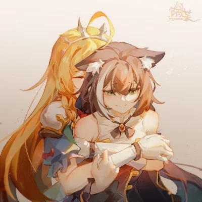 LatajacaPapryka512 - #pecorine #kyaru #randomanimeshit #anime #yuri #nekomimi