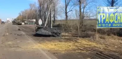 Dodwizo - Wg Ukrainy, Rosja straciła 30 czołgów i 130 innych pojazdów opancerzonych
...