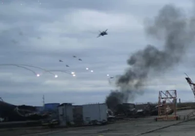 Michal0173 - Podobno Ukraiński Su - 24M bombardujący pozycje kacapów podczas dzisiejs...