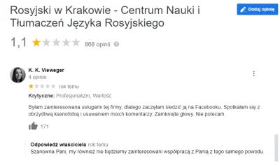 KapitannKnykiec - @Radiativ: Tak zrobię.

Swoją drogą dobra ocena na Google.