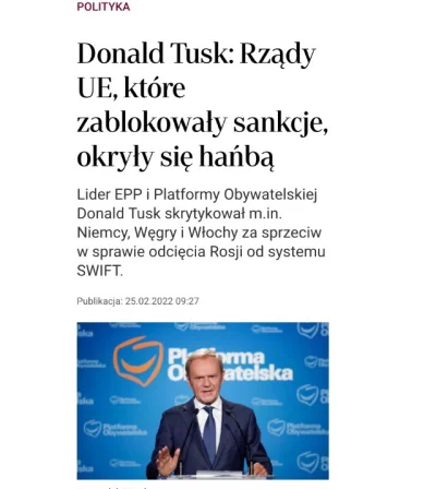 Tywin_Lannister - Te dziwne czasy, kiedy cała spolaryzowana polska klasa polityczna: ...