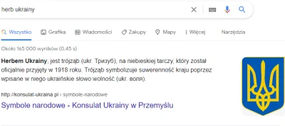 Prusinek - @Qontrol: Szybciej byś wpisał w google "herb Ukrainy" a niżeli szukał info...