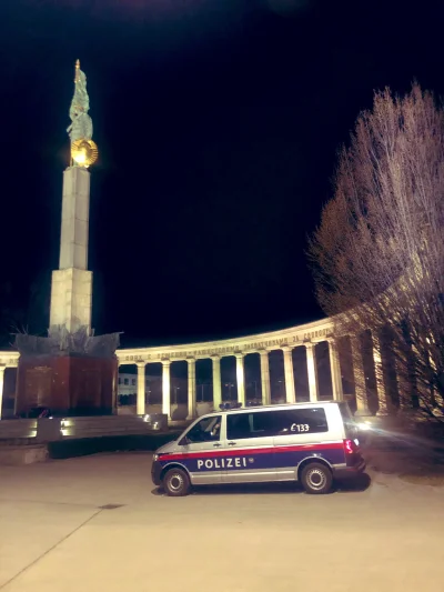 tomasztomasz1234 - Austriacka policja pilnuje pomnika sowietów w Wiedniu. Tfu!
#ukra...