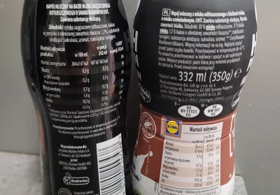 Metylo - Lidl vs biedronka 
Lidla : 3.2 zł 35 g białka 
Biedronka 2.8 zł 25 g białka ...