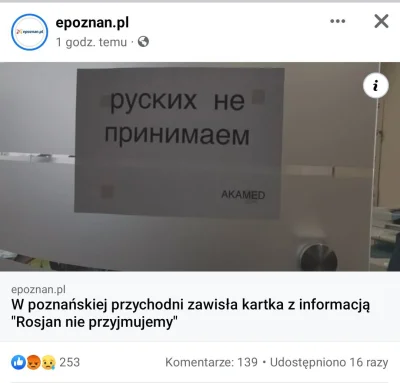 vad22 - Czym zawinił zwykły rosjanin, mieszkający w Polsce, żeby tak go traktować? To...