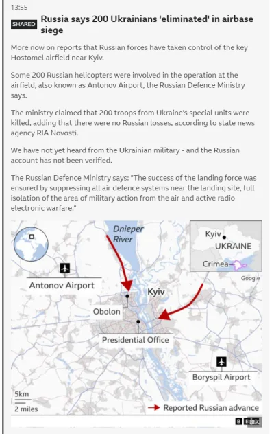 Dekra - Rosjanie twierdzą że lotnisko w Hostomel zostało przejęte bez strat.

Artyk...