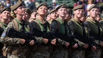 Magromo - Ukraińska armia składa się w 23% z kobiet, ponad 30 tysięcy. Dla porównania...