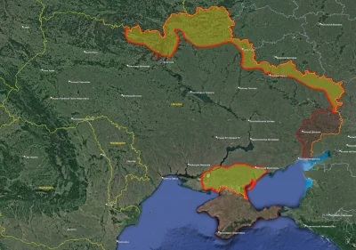 Walus002 - #ukraina #wojna 
Aktualna mapa działań wojennych.
Najgorsza możliwość dla ...