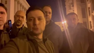 gachimucho - Zelensky nagrał nowy apel z Kijowa. 

Tłumaczenie:
Dobry wieczór wszy...