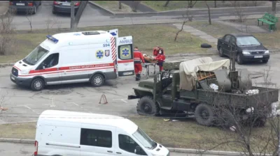schon - I co pamiętacie ten ostrzał ruskiej ciężarówki . Ukraińcy udzielają pomocy Ro...