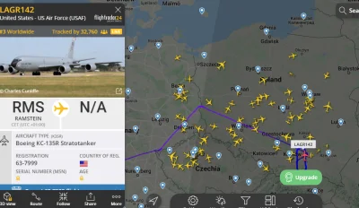 Dominek - Amerykańska latająca cysterna w tej chwili nad Polską
#wojna #ukraina #ros...