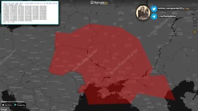 obserwator_ww3 - Zamknięcie przestrzeni powietrznej nad Ukrainą, częścią Rosji i Biał...