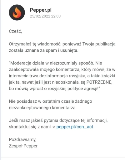 misiauo - Czemu mnie to nie dziwi... www.Pepper.pl nawet w głupich komentarzach opowi...