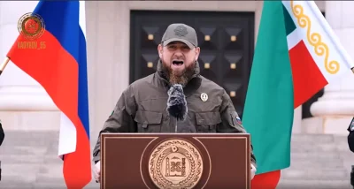 janielubie - Przywódca Czeczeni Ramzan Kadyrow, znany z wiernopoddaństwa Putinowi, ob...