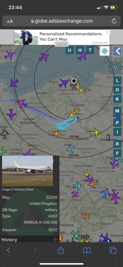 mchmjszk - #wojna dobrze widzę, ze leci transportowiec z uk w towarzystwie myśliwca? ...